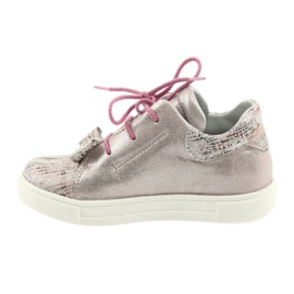 Ren But Girls' Sports Leather Shoes Rhine pink 2