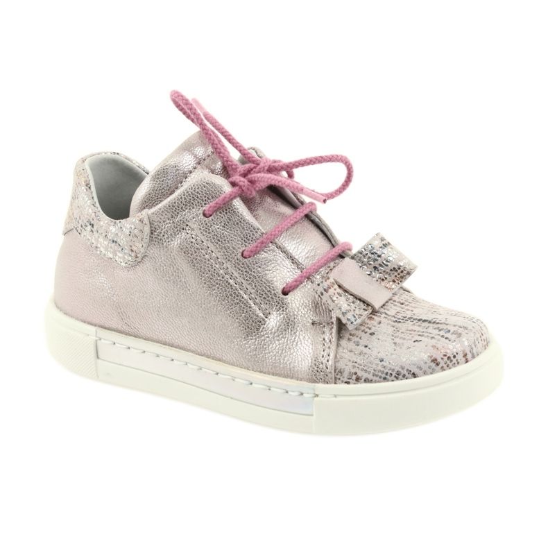 Ren But Girls' Sports Leather Shoes Rhine pink 1