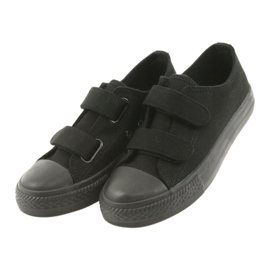 Atletico Black Velcro sneakers TDZ-7-V 3