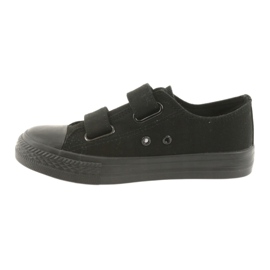 Atletico Black Velcro sneakers TDZ-7-V 2