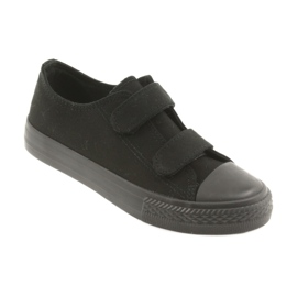 Atletico Black Velcro sneakers TDZ-7-V 1