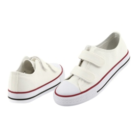 White sneakers with Velcro Atletico TDZ-7-V 5