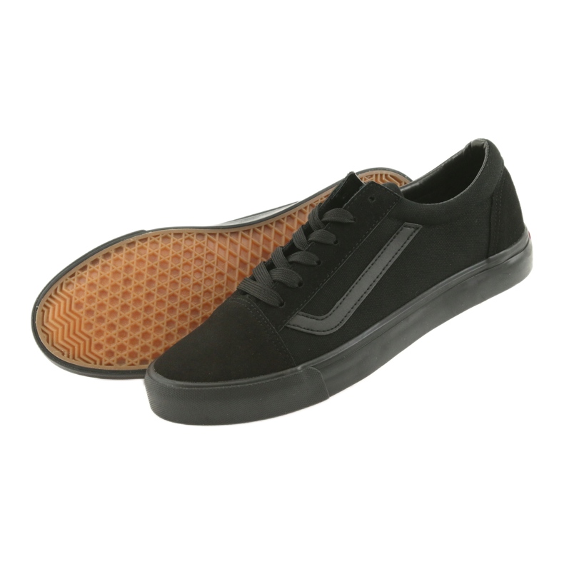 Atletico Black AlaVans tied sneakers 4
