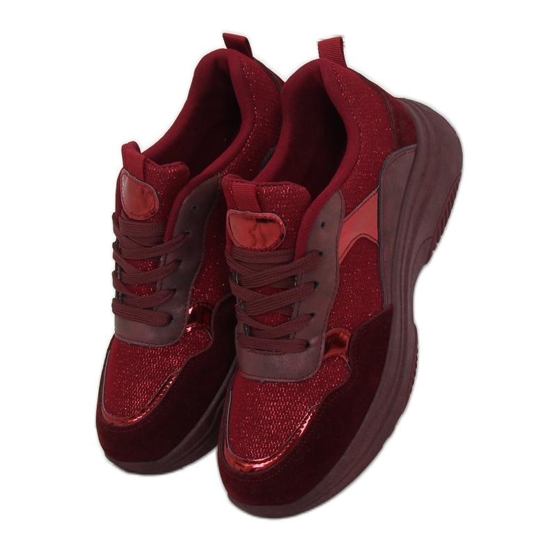B318-18 Wine Red claret sports shoes 1