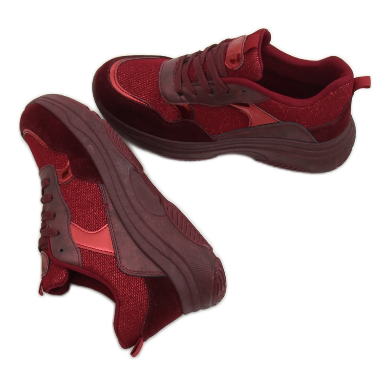 B318-18 Wine Red claret sports shoes 2 B318-18 Wine Red claret sports shoes 2