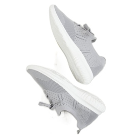 Gray sports shoes LX-9837 Gray grey 1
