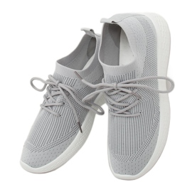 Gray sports shoes X-9755 Gray grey 1