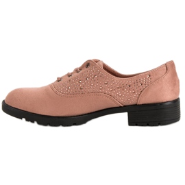 Powder Suede Brogues pink 2 Powder Suede Brogues pink 2