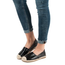 Queentina Black Espadrilles 1
