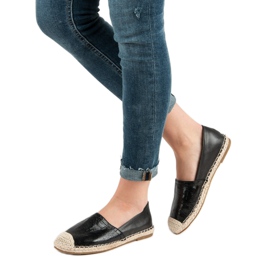 Queentina Black Espadrilles 2
