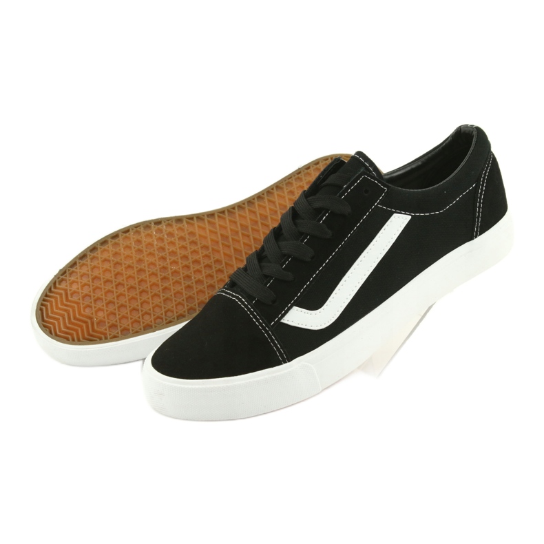 Black Atletico 18081 lace-up sneakers 4