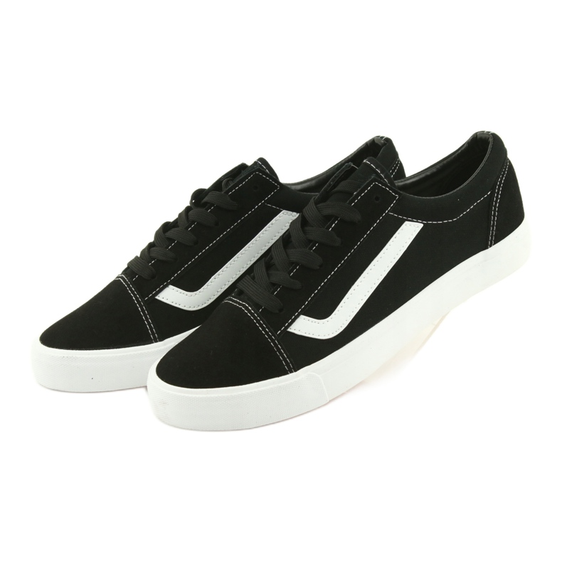 Black Atletico 18081 lace-up sneakers 3