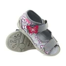 Befado sandals children's shoes 242P090 violet grey pink 5