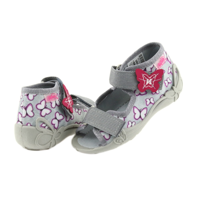 Befado sandals children's shoes 242P090 purple grey pink 4