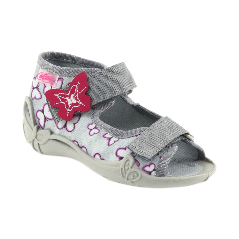 Befado sandals children's shoes 242P090 purple grey pink 1