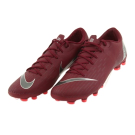 Nike Mercurial Vapor 12 Academy FG M AH7375-606 soccer shoes claret red 4