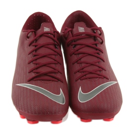 Nike Mercurial Vapor 12 Academy FG M AH7375-606 soccer shoes claret red 3