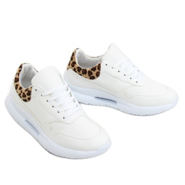 Sports shoes convex sole white R-377 WHITE / HAIRLEOPARD 1 Sports shoes convex sole white R-377 WHITE / HAIRLEOPARD 1