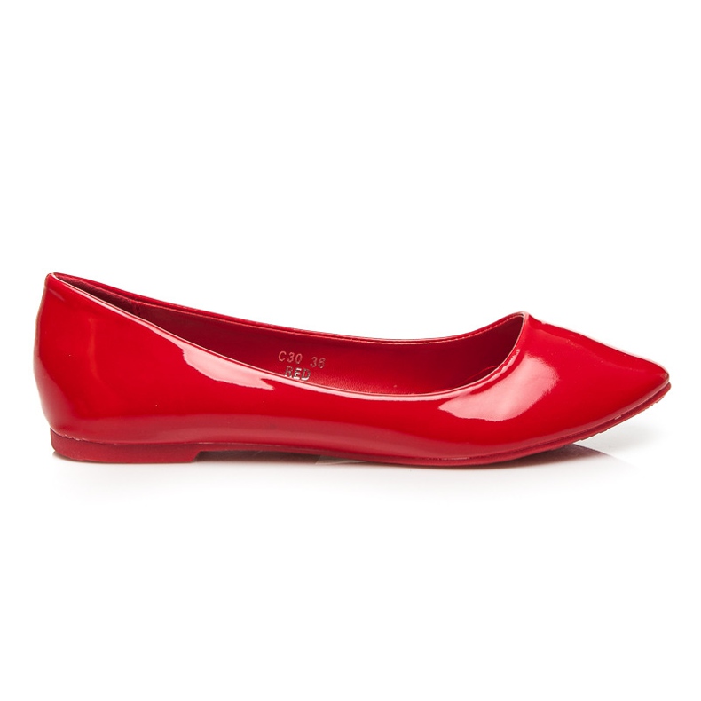 Seastar Daisy ballerinas red 2