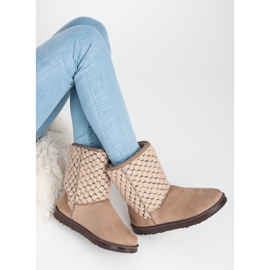 Kylie Warm Mukluki brown 1