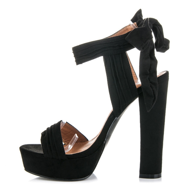 Comer Sandals On The Platform With A Binding black 1