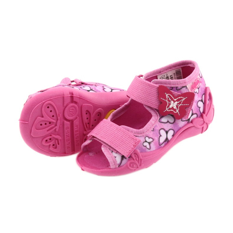 Befado sandals children's shoes 242P091 purple pink 4
