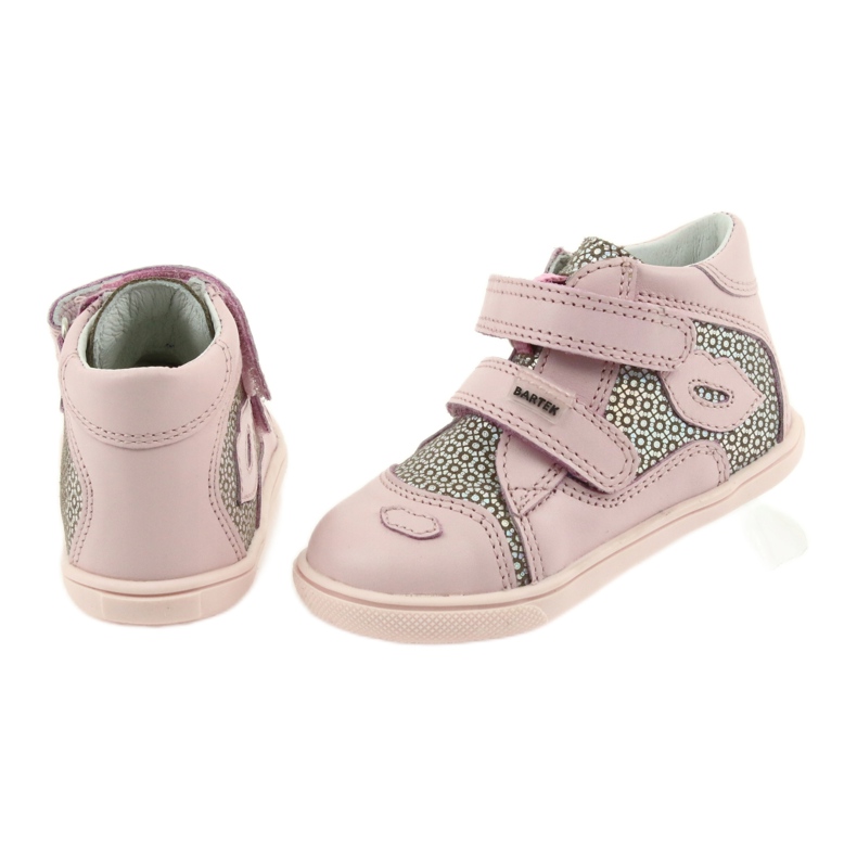 Bartek Girls' Velcro boots11703 pink 5 Bartek Girls' Velcro boots11703 pink 5