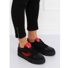 Black LA51P Black creepersy sneakers 1