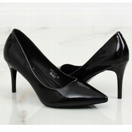 Black women's high heels LE011P Black 1