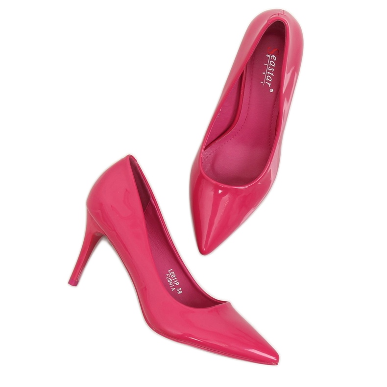 Women's fuchsia stilettos LE011P Fushia pink 1