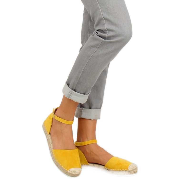Yellow espadrilles for women JH85 Yellow 2