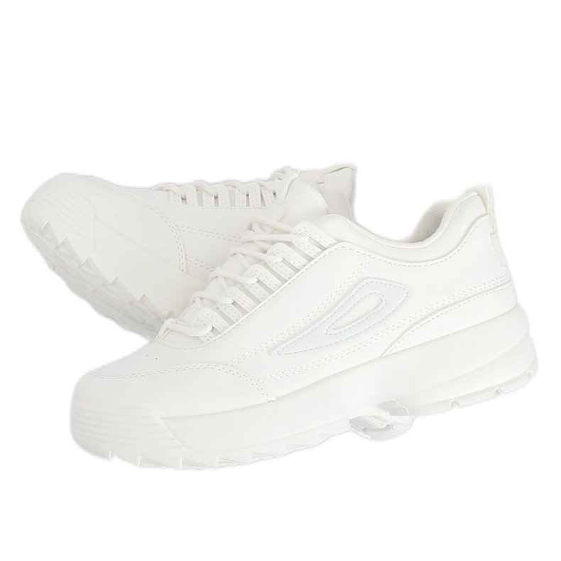 White BL153P White sports shoes 1