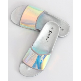 Slippers benzin color silver CK80P Silver grey 1