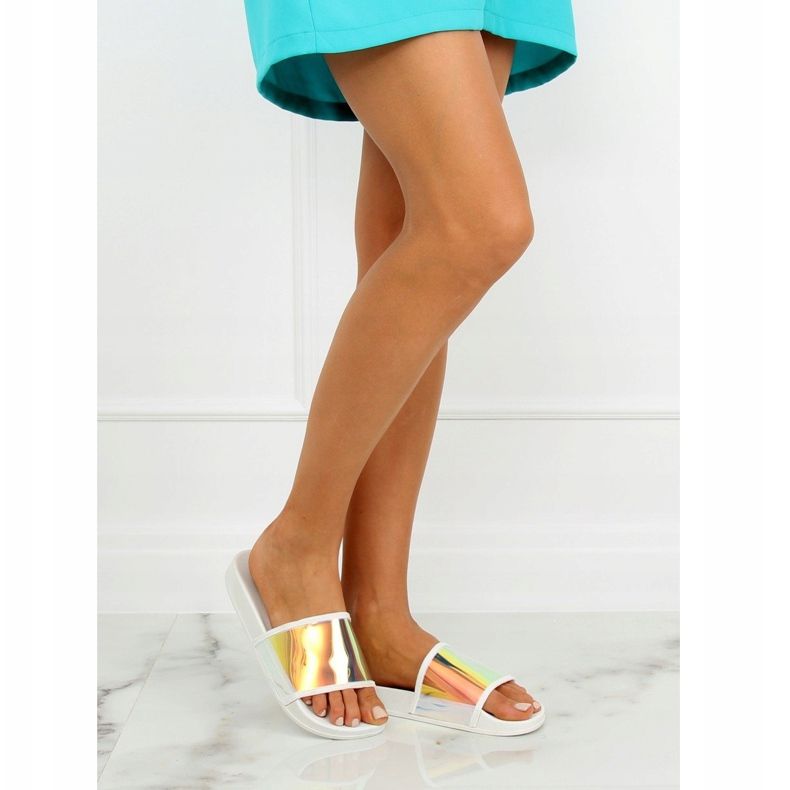 Flip-flops benzin color white CK80P White multicolored 2