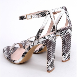 Sandals high heels NF-38P Brown 2