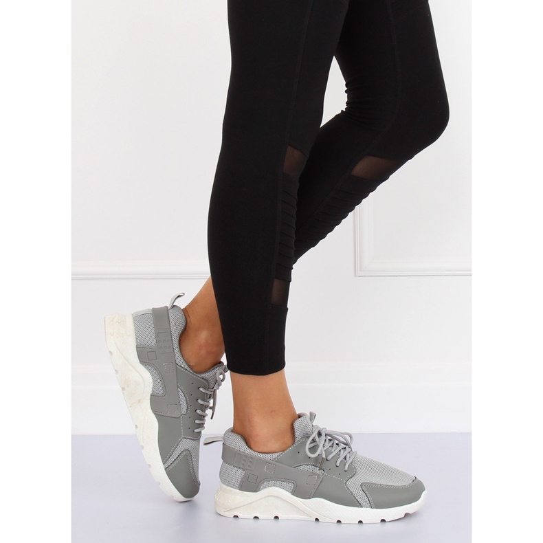 Gray LA18P Gray sports shoes grey 1