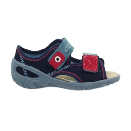 Befado children's shoes pu 065X112 navy blue 1