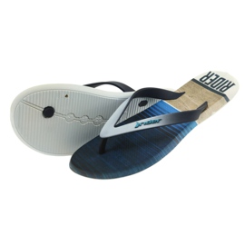 Rider 10719 men's flip-flops brown grey navy blue 4 Rider 10719 men's flip-flops brown grey navy blue 4