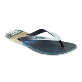 Rider 10719 men's flip-flops brown grey navy blue 1
