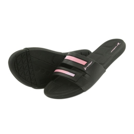 Slippers recreational women's swimming pool shoes Rider 82503 black pink 4