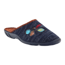 Befado colored women's shoes pu 235D153 navy blue blue 1