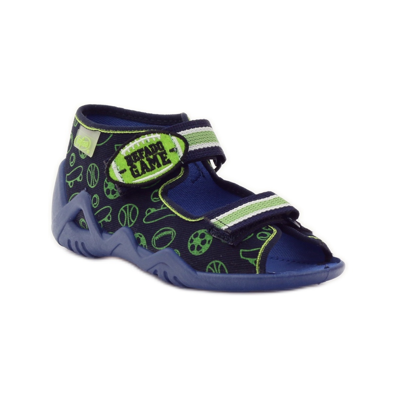 Befado green children's shoes 250P070 navy blue 1