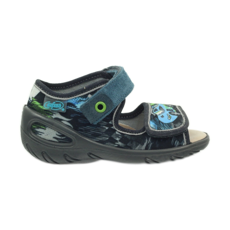 Befado children's shoes pu 433P028 grey blue 1