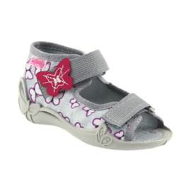 Befado children's shoes 242P090 violet grey pink 2 Befado children's shoes 242P090 violet grey pink 2