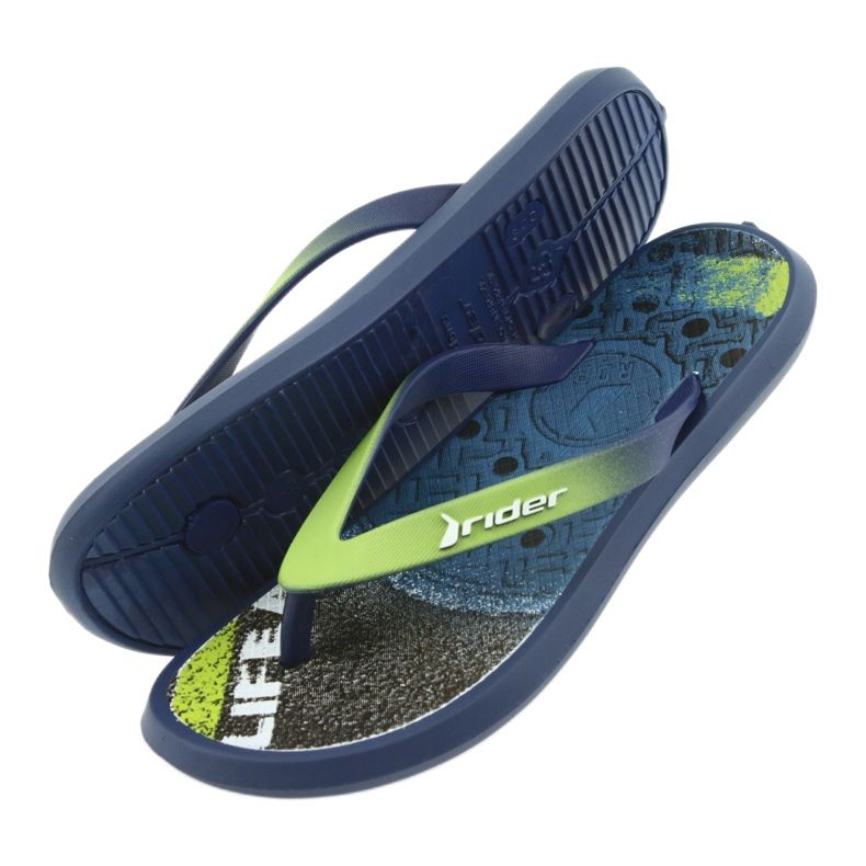Rider Boys' flip -flops 82563 navy blue 5