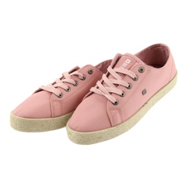 Big Star Pink women's espadrilles sneakers 274425 4