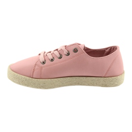 Big Star Pink women's espadrilles sneakers 274425 2