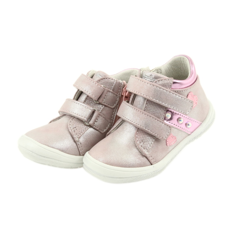 American Club ADI sports shoes for children in American hearts grey pink 3 American Club ADI sports shoes for children in American hearts grey pink 3