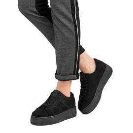 Suede Sports Shoes black 2