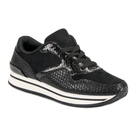 Sport Shoes With Pattern black 1